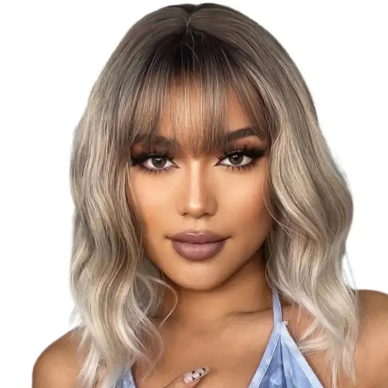    Jennifer | Trendy Curly Wig with Bangs – Effortless Style & Volume Wigs LE' HOST HAIR AND WIGS