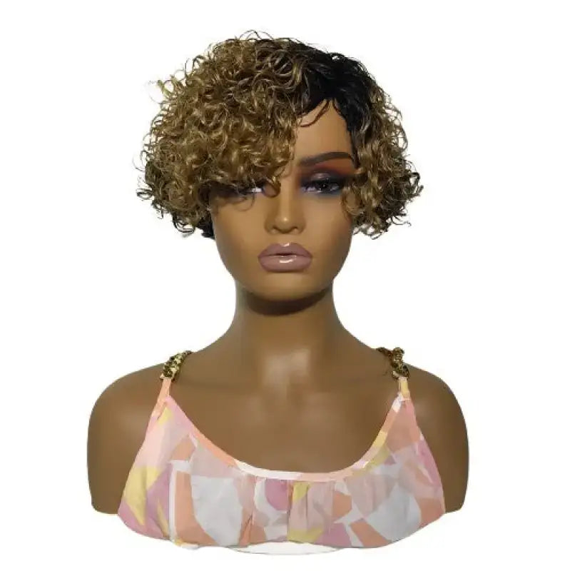    Shemeka | Premium Short Curly Wig - Voluminous & Stylish  Le'Host Hair & Wigs