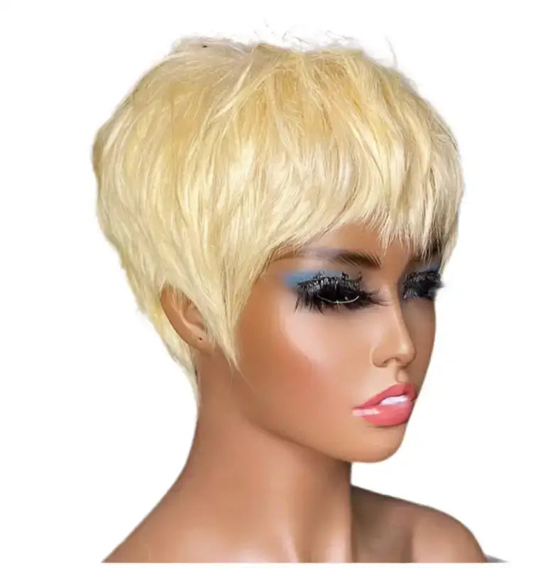    Remi Human Hair Wig – Short Pixie Cut with Soft Layers wig LE' HOST HAIR & WIGS