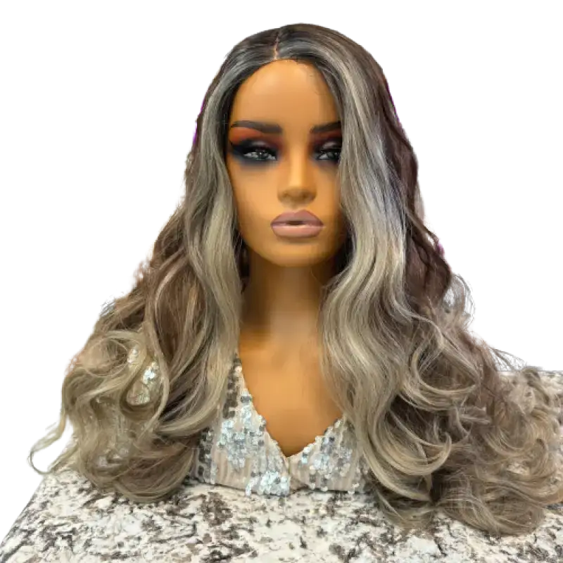    1287 - Pleasant | Long Curly Synthetic Wig - Loose Wave wig Le'Host Hair & Wigs