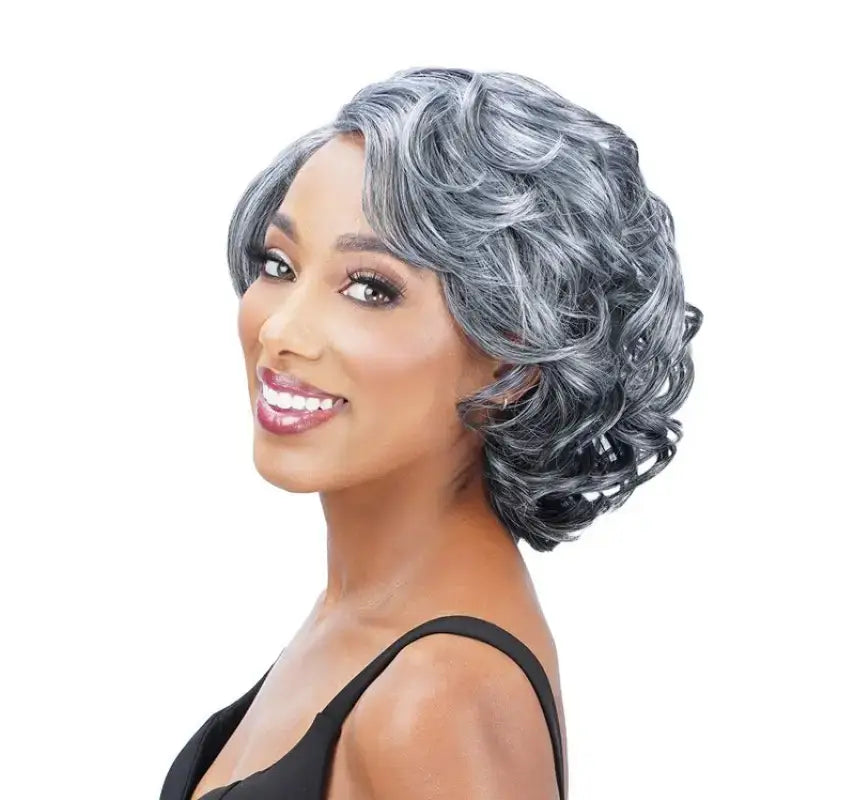    Athena | Bob Wig - Loose Curl Synthetic Wig with Natural Wavy Style wig LE' HOST HAIR & WIGS