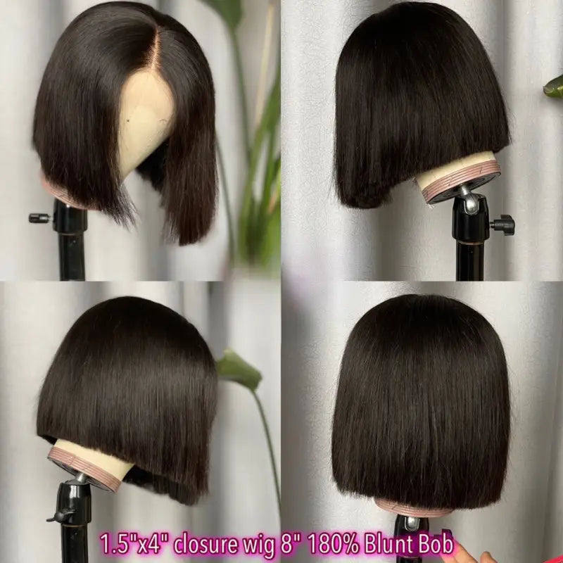    ALICE BOBS | Chic Bob Wig - Sleek Bob Human Hair Wigs for a Timeless Look Wigs LE' HOST HAIR & WIGS