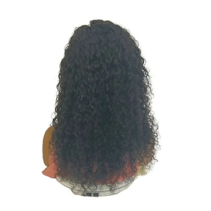 Deep Curl 1B 16" Exquisite Curly Wig Loose Deep Wave Lace Front Wig for Effortless Elegance Wigs LE' HOST HAIR & WIGS