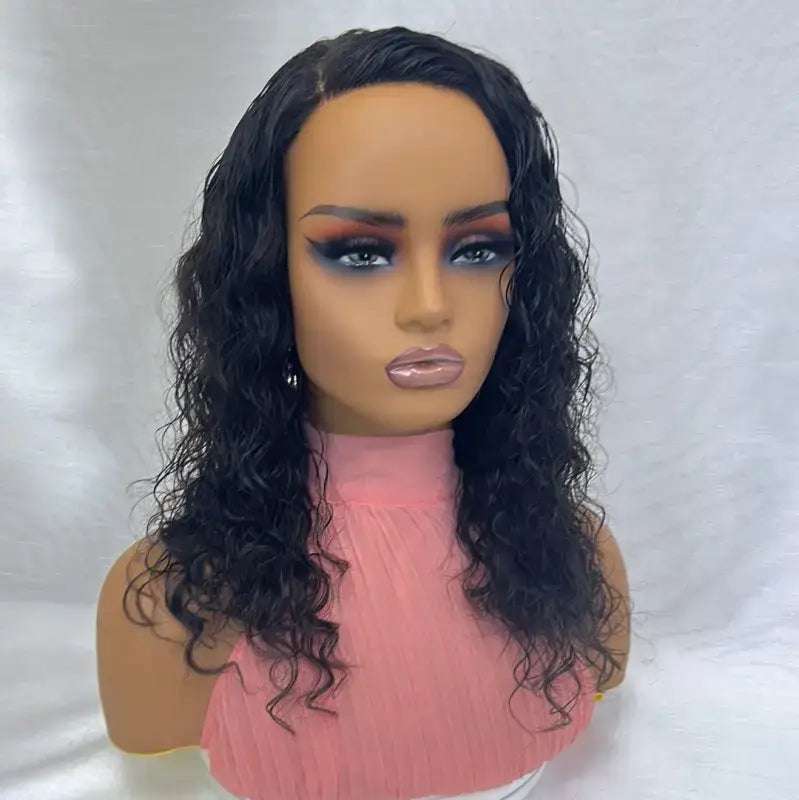    Custom Human Hair Closure Wig Wigs LE' HOST HAIR & WIGS