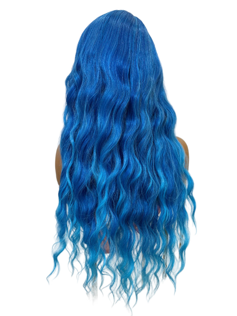 Lace part synthetic back