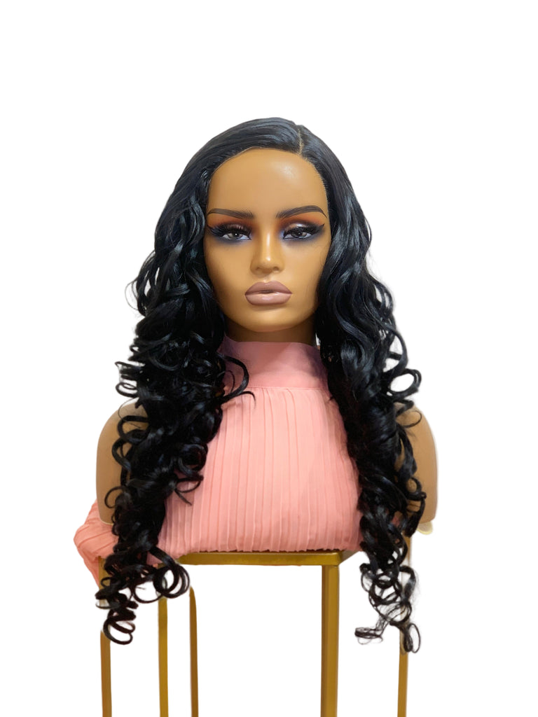 Long Lux curls front