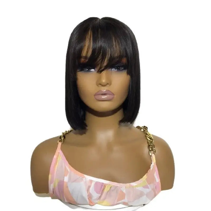    ALICE BOBS | Chic Bob Wig - Sleek Bob Human Hair Wigs for a Timeless Look Wigs LE' HOST HAIR & WIGS