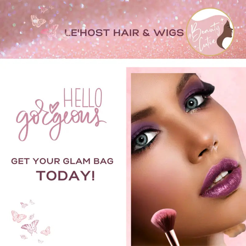 Beauty-On-A-Budget Glam Bag  LE' HOST HAIR & WIGS   
