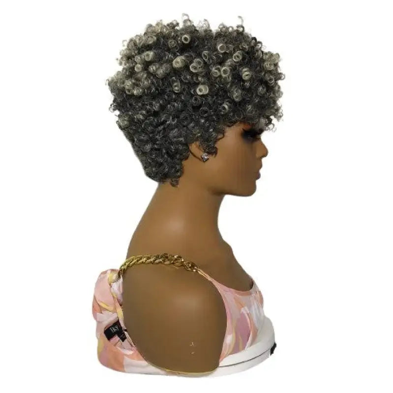    Curly Q | Short Layered Curly Wig with Voluminous Style  LE' HOST HAIR & WIGS