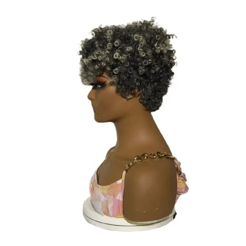    Curly Q | Short Layered Curly Wig with Voluminous Style  LE' HOST HAIR & WIGS