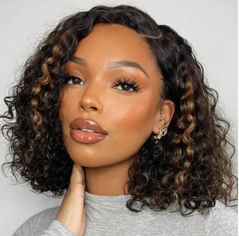 Daisy | Short Tight Curly 13x6 Lace Front - wig