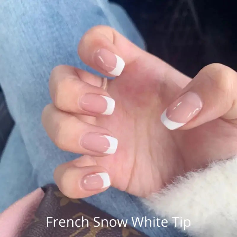 French Snow White Tip   FINGER NAIL TIPS Nails LE' HOST HAIR & WIGS