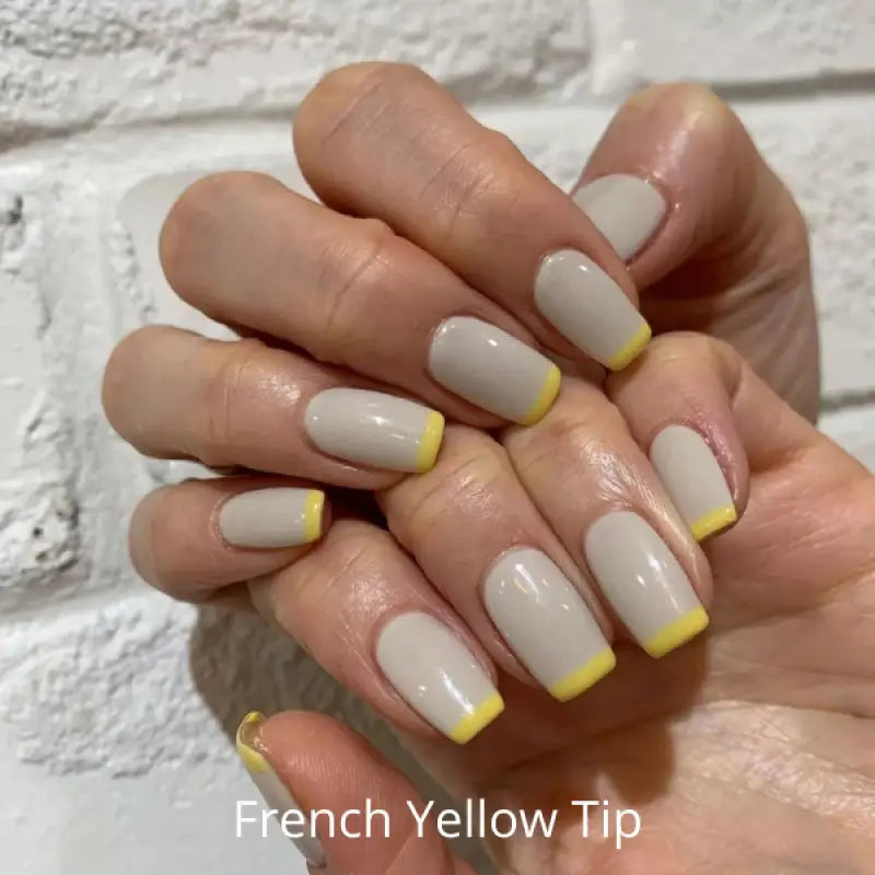 French Yellow Tip   FINGER NAIL TIPS Nails LE' HOST HAIR & WIGS