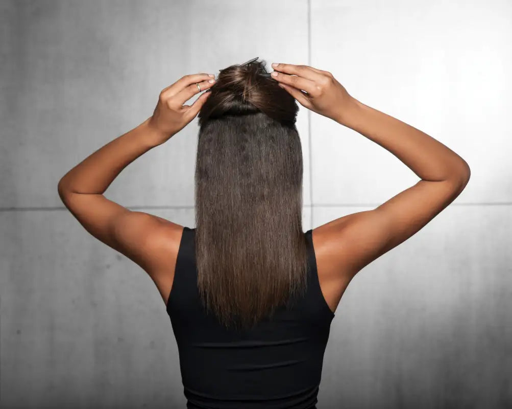 HAIRDO 18" HUMAN HAIR HIGHLIGHT EXTENSION CLIP-INS (1 PC) Hair Extensions LE' HOST HAIR & WIGS / Hairdo   