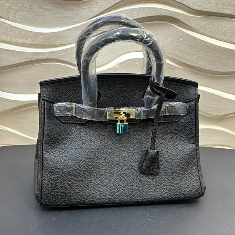 HERMES PARIS BAG  LE' HOST HAIR & WIGS Black  