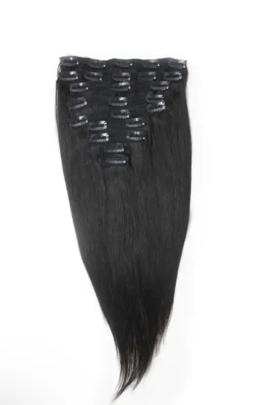 Straight 18"  LUXURY INDIAN CLIP-INS Hair Extensions LE' HOST HAIR & WIGS