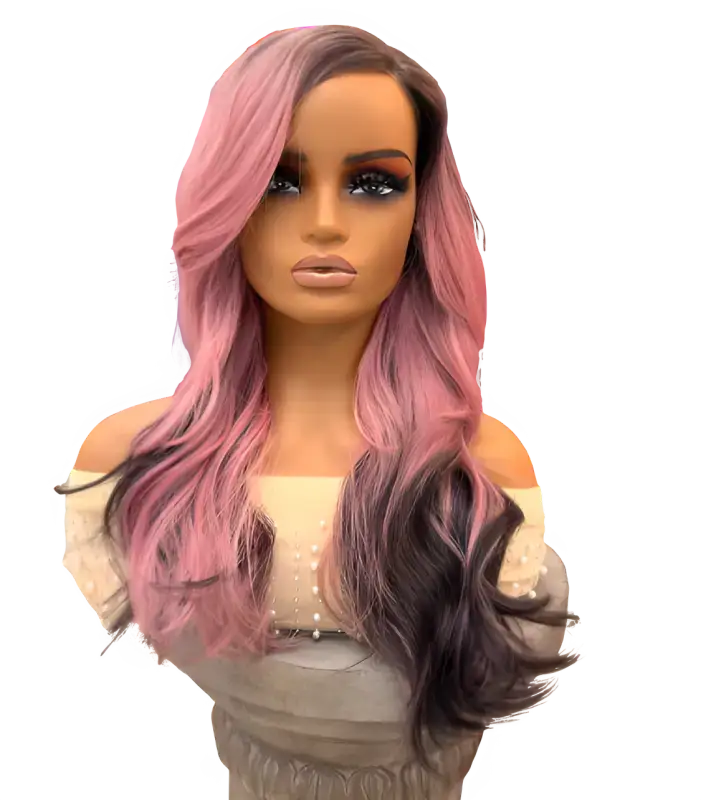 Nicki Wig Synthetic Loose waves with a soft, flowing texture for casual and relaxed elegance.