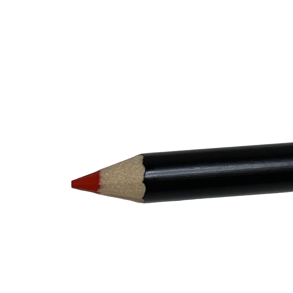 orange red lip linear