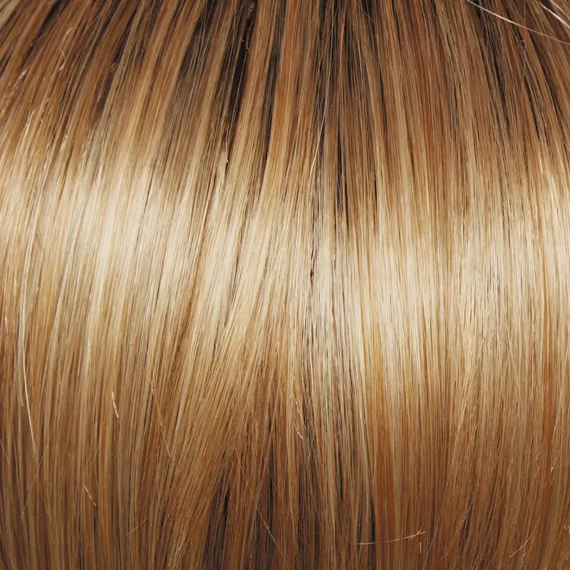 Top It Off with Layers | Seamless Hairdo Toppers for Natural-Looking Volume - SS14/88-Shaded Golden Wheat - Topper