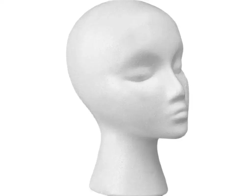    Styrofoam Mannequin Head Wig Accessories LE' HOST HAIR & WIGS