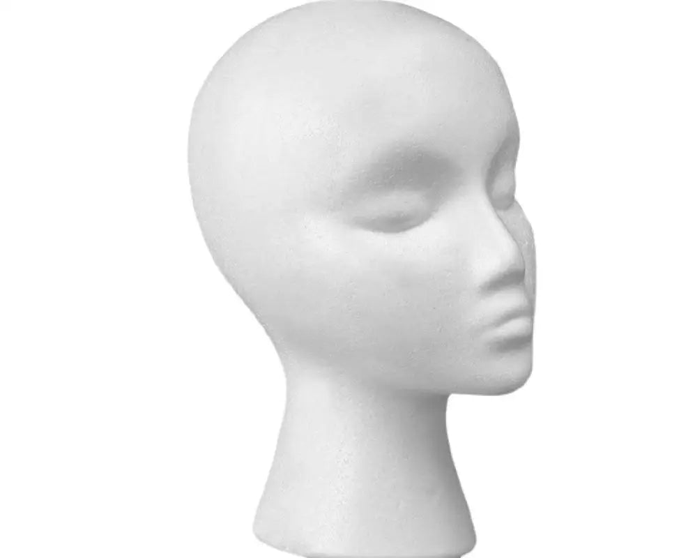 Styrofoam Mannequin Head Wig Accessories LE' HOST HAIR & WIGS   