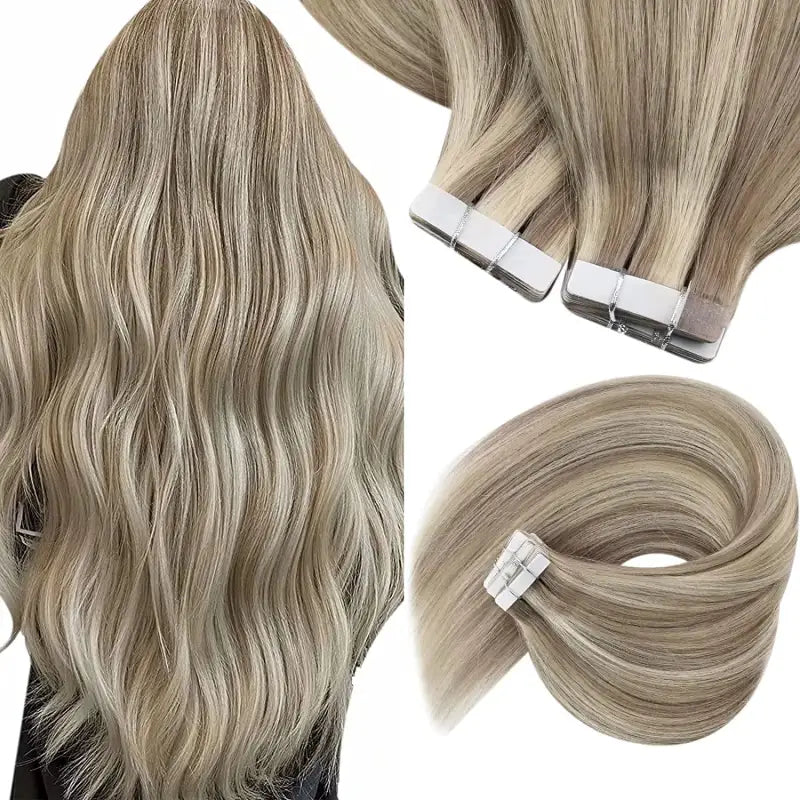 Tape Extensions Hair Extensions LE' HOST HAIR & WIGS Blonde P/T  