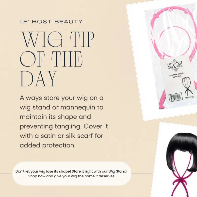 Traveling Wig Headstand | Portable Durable & Collapsible Wig Holder